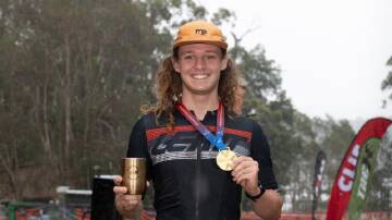 Tom Jenkins triumphed at the Australian Triathlon National Championships in Queensland. Picture by Jeff Kingston, Snapshot Images & Photography