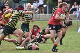 Port Pirates and Hastings Valley Vikings round one clash. Pictures by Emily Walker