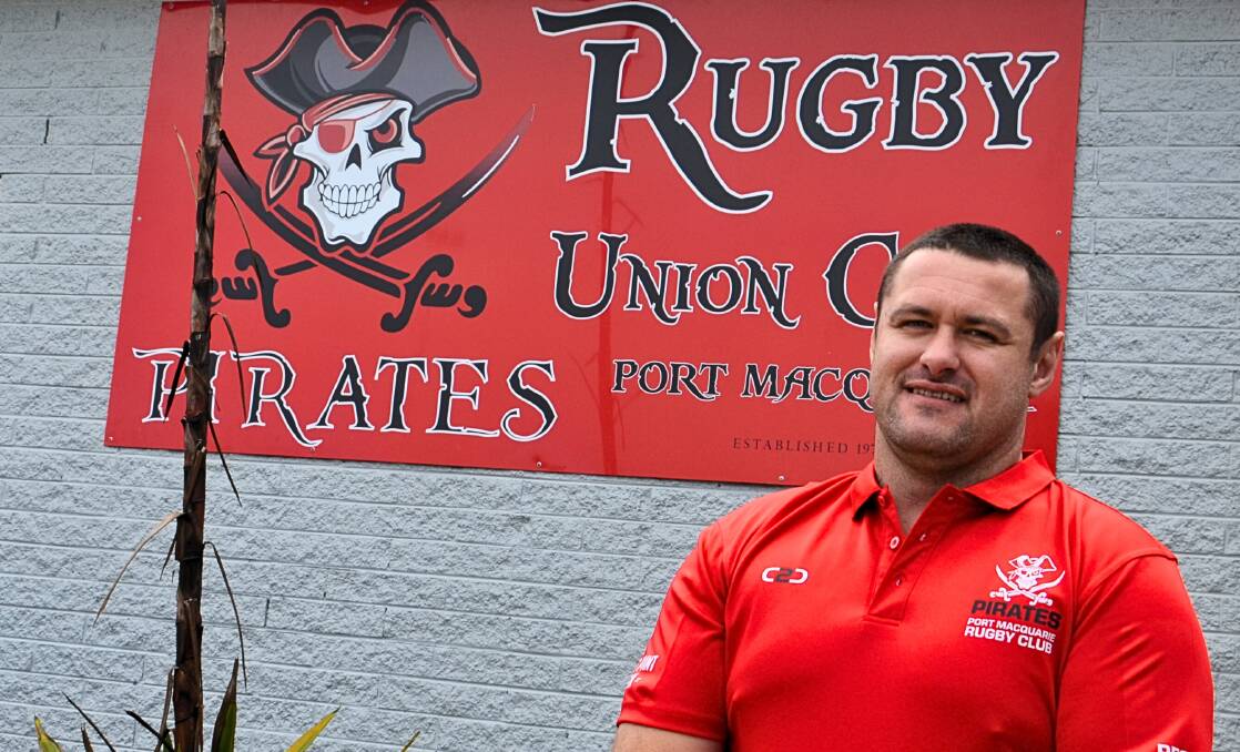 Port Macquarie Pirates first grade coach for 2024 Trent McBlane. Picture by Mardi Borg