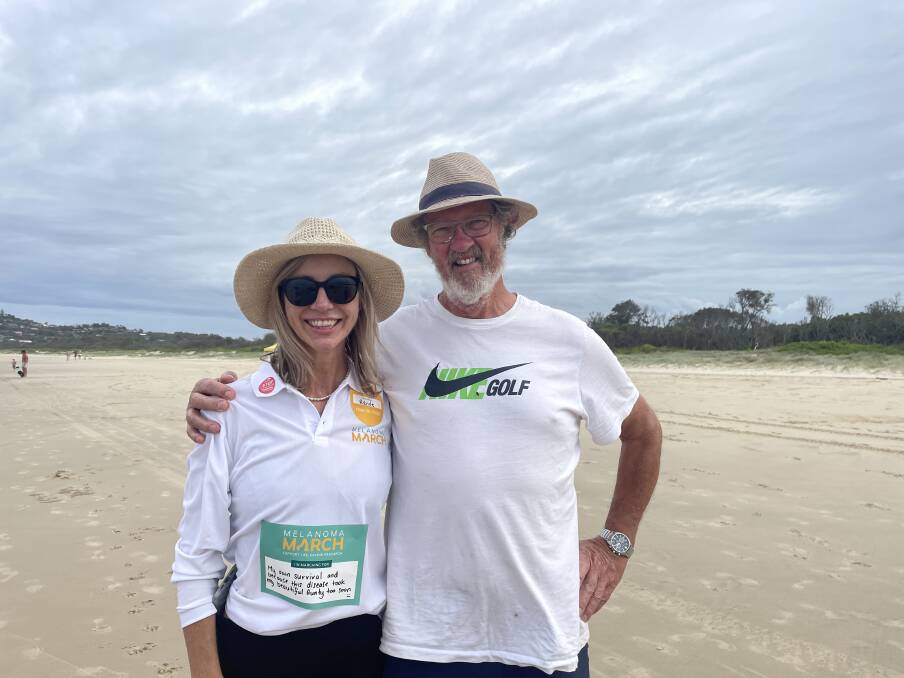 (L-R) Organiser and survivor Renee Darling and survivor Jeff Symons connected through their shared experience. 
