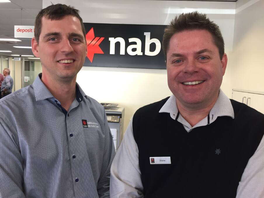 New leaders: Retail Manager Shane McKinnon (right) and Business Banking Executive, Corey Beeton (left). 