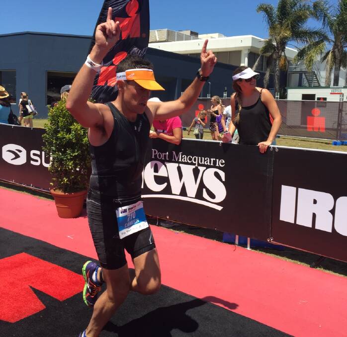 Calling all bids: Damien Cooley will be taking homes under the hammer here soon. A regular visitor to Port Macquarie, he completed his first triathlon here.