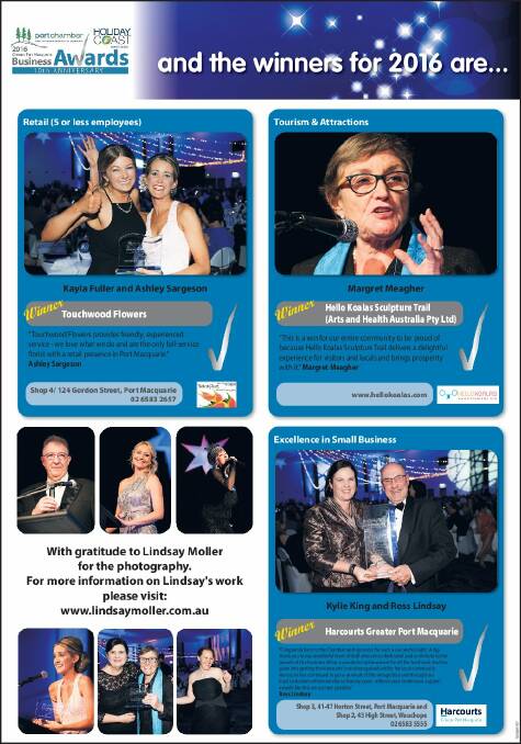 Meet the winners of the 2016 Greater Port Macquarie Business Awards