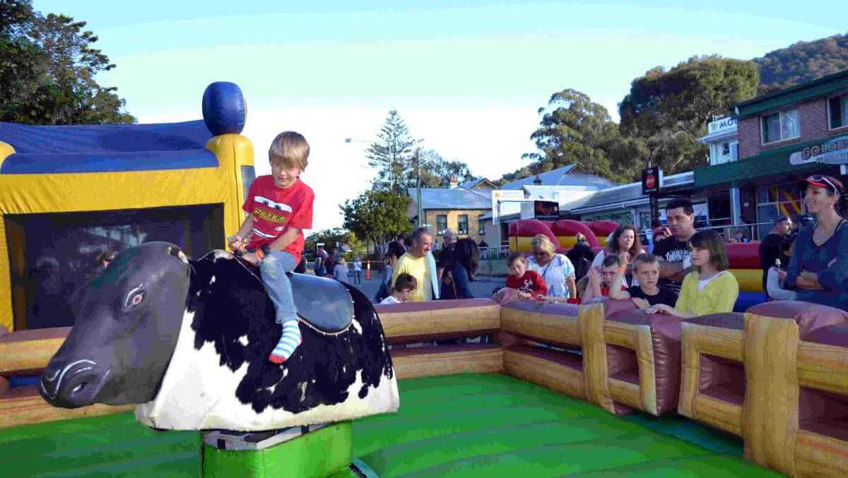 Family fun: The kids will be impressed by the snow machine, a petting zoo, a jumping castle and of course the bucking reindeer. Vintage cars will also be on show.
 