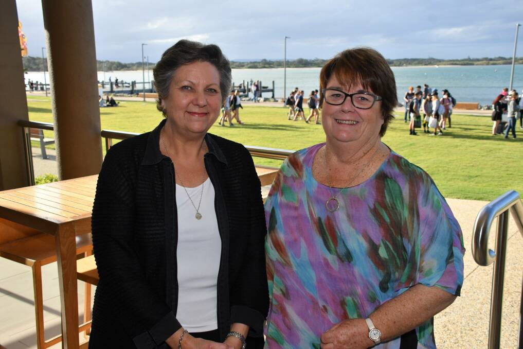 Welcome aboard: Outgoing Hastings Cancer Trust coordinator Karen Hinton with Sue Ryan who takes over the role in January. Photo: Ivan Sajko