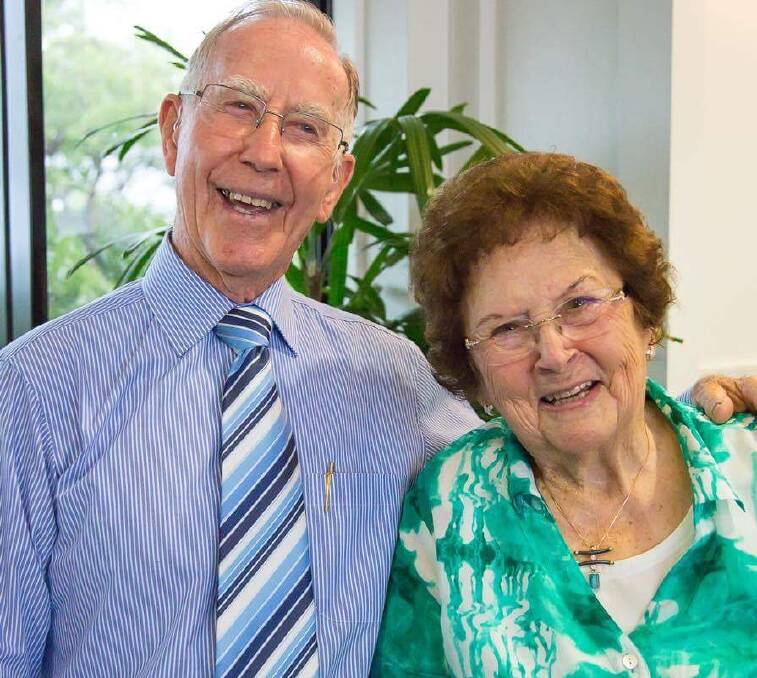 Happy anniversary: Peter and Amy Longworth will celebrate their 65th wedding anniversary on Thursday.