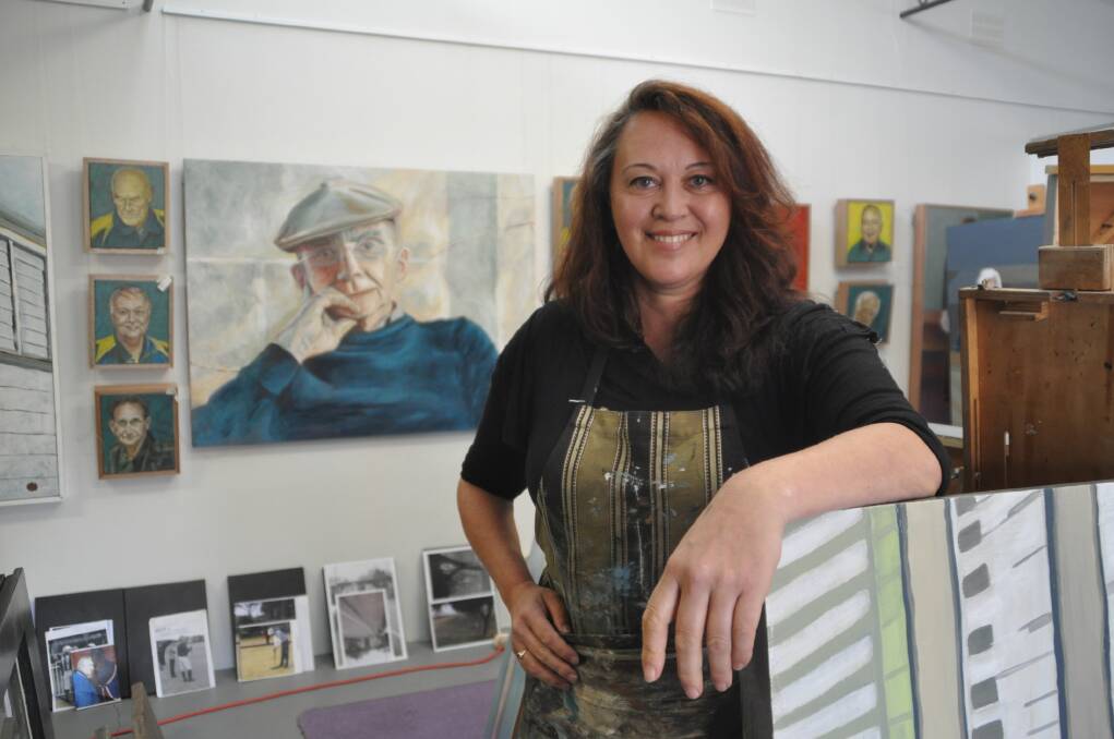 Artist busy: Third generation artist, Silvana WiRepa will later this month open the Top Hat Art Gallery in Cameron Street, Wauchope.