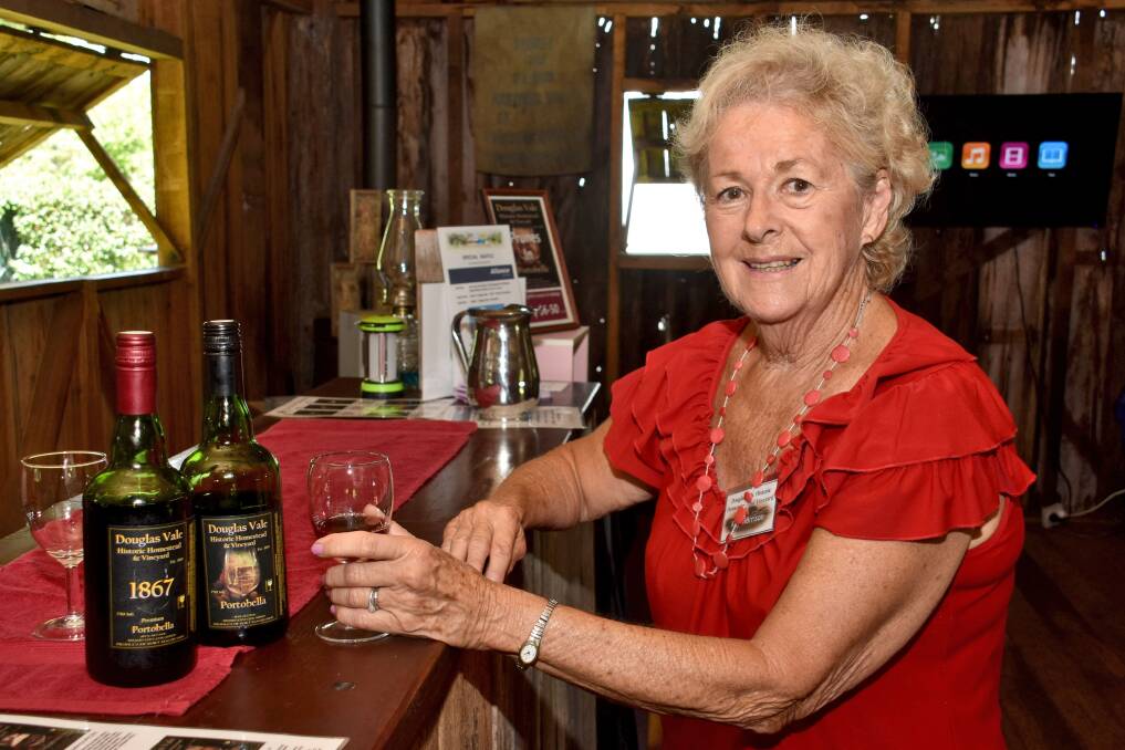 Here's cheers: Douglas Vale Historic Homestead and Vineyard's Kay Morrison is cheering for this Saturday's summer open day. Photo: Matt Attard