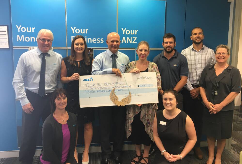 Go team: The ANZ team with Skye Petho from If We All Had Wings.