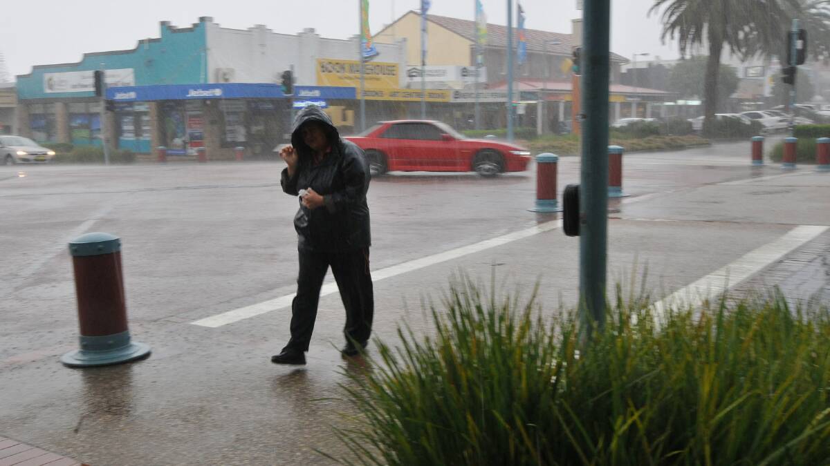 Wet, wet, wet: Port Macquarie is about to get some wet weather.