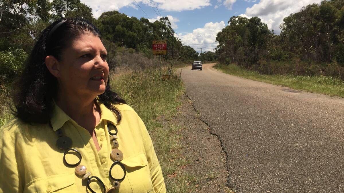 Disappointed: Northside Progress Association president Carla McKern says the group is disappointed that a funding application to seal Maria River Road was not successful. Photo: Peter Daniels