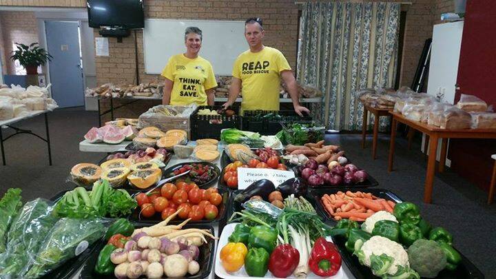 Food connects: REAP OzHarvest volunteers will be part of the winter warmer barbecue at the Port Macquarie Neighbourhood Centre on Thursday.