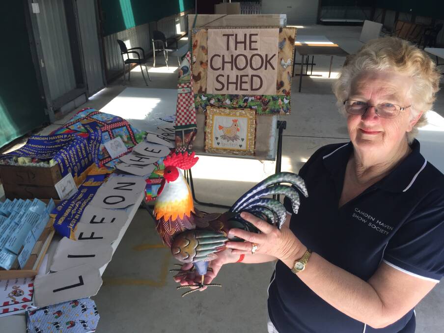 New initiative: Camden Haven Show Society publicity officer Elizabeth Watson says this year's show will feature The Chook Shed as its theme.