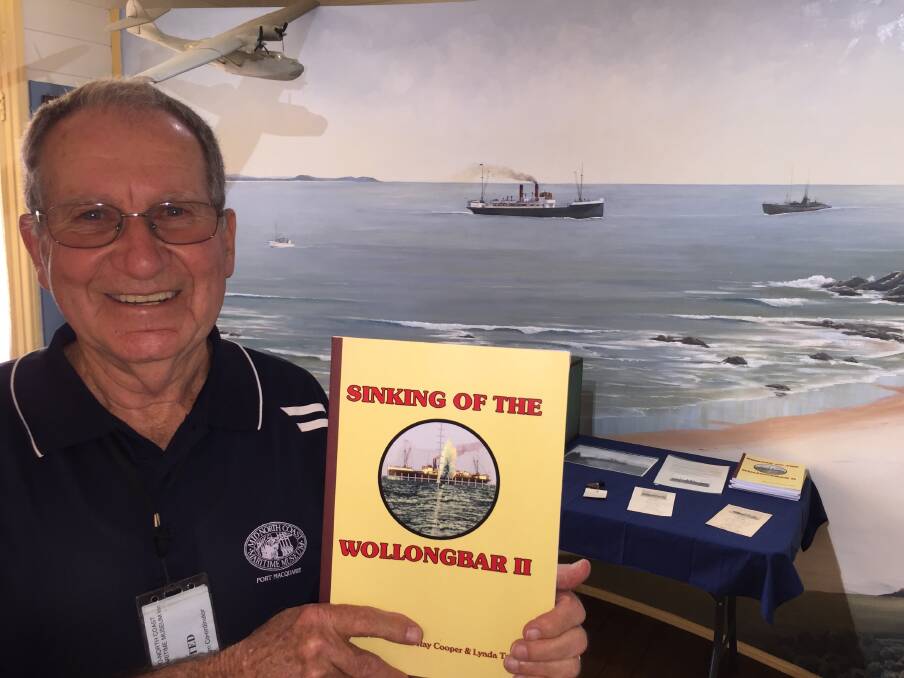 On display: The Mid North Coast Maritime Museum's Ted Kasehagen says the Wollongbar II experience is part of History Week 2017.