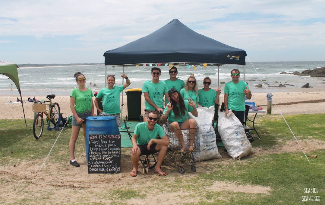Scavenge: Port Macquarie Seaside Scavenge will see litter turned into a currency to purchase donated pre-loved clothing and other goods. Photo: supplied