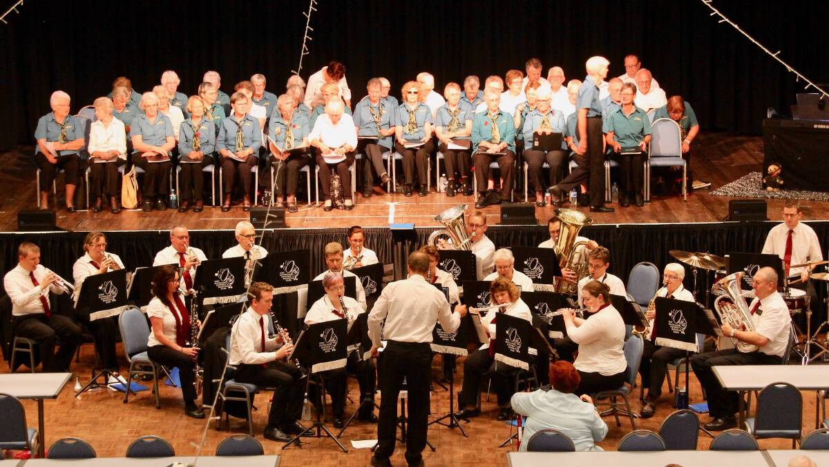 On song: Port Macquarie Hastings Municipal Band will perform at two fundraising concerts for the Red Cross.