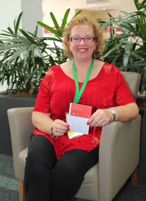 My message: Traci Moore has a message for women working in the MNCLHD: Make an appointment with your GP and ask the right questions. The Heart Foundation has produced a brochure to help, Questions to Ask Your GP. Photo: supplied