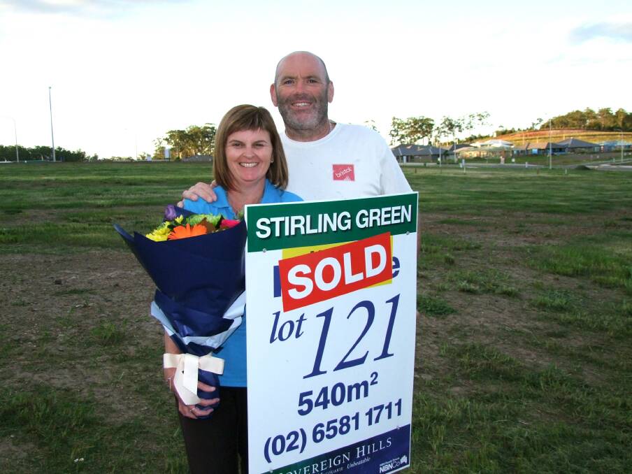 Happy days: Nigel and Maggie Hurlston are downsizing and will build their home as part of Stage 2 at Sovereign Hills.