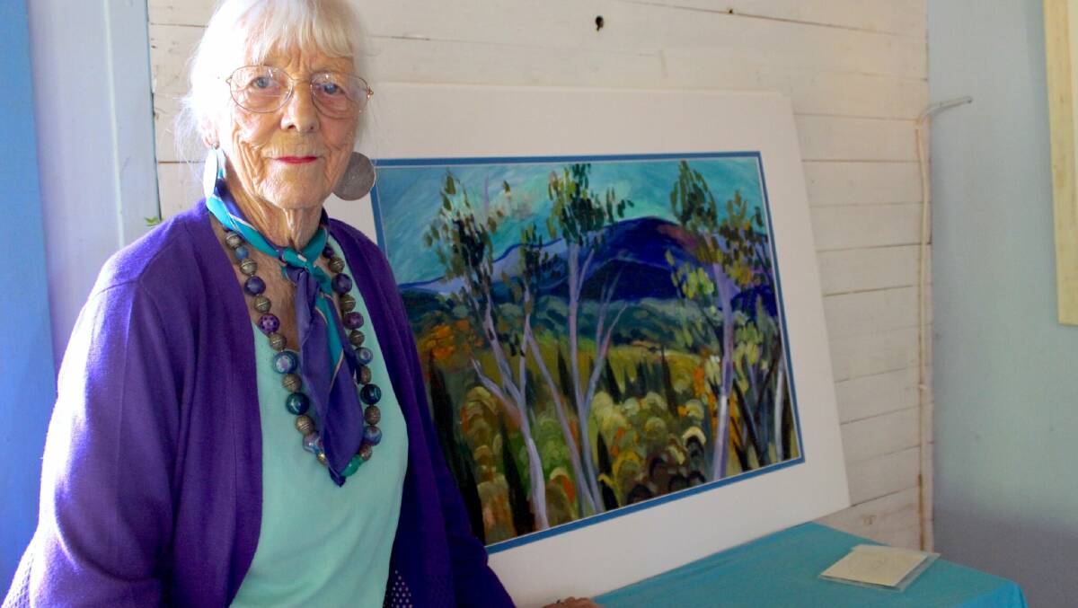The charming Ada Clark is a talented artist with a flair for conversation too 
