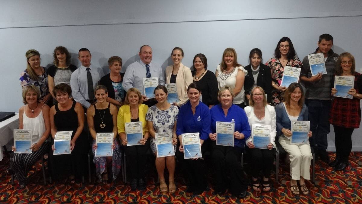 Pride in their work: the 21 people who were awarded the Pride of Workmanship awards by the Rotary Club of Wauchope.