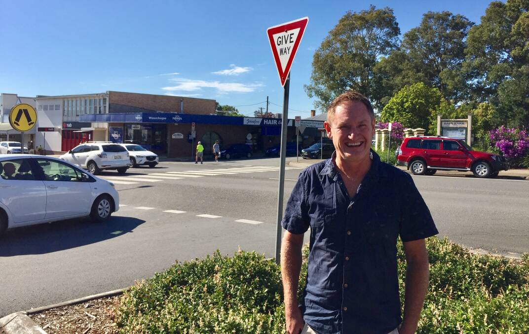 COMING SOON: Wauchope Chamber of Commerce president Gary Rainbow is excited about the long-awaited development of the town centre.