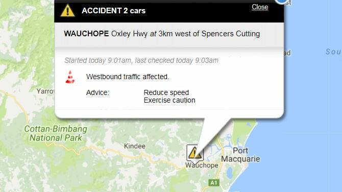 Accident near Wauchope