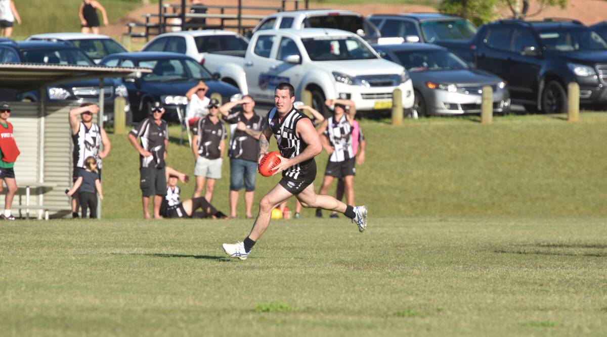 Last one standing: The influence of Luke Long will be important for Port Macquarie Magpies on Saturday. Photo: Ivan Sajko