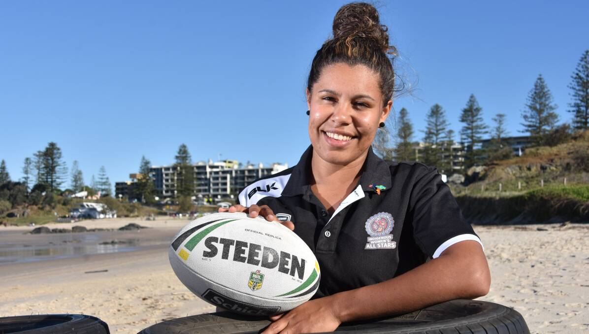 Talent to burn: Simone Smith is one standout game away from selection in the Australian Indigenous representative side. Photo: Ivan Sajko