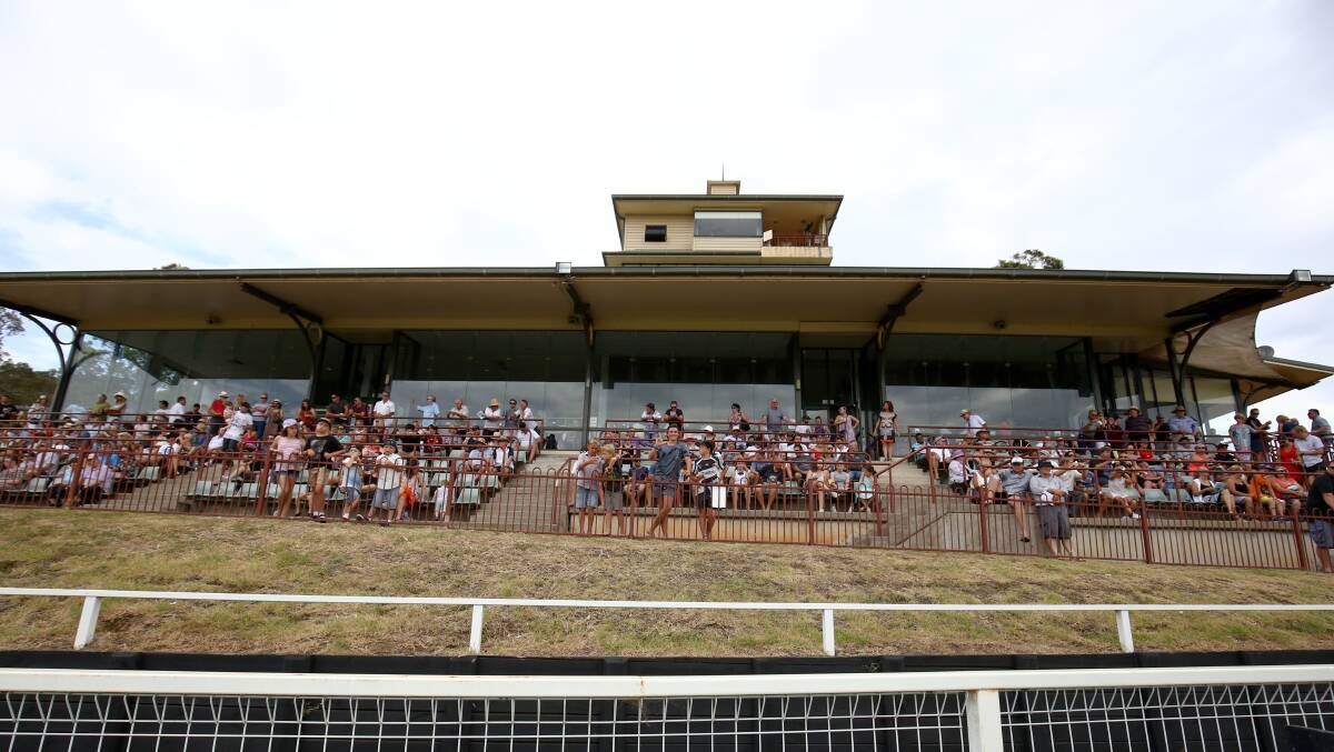 Keen punters: A strong crowd witnessed the Port Macquarie Cup prelude on Sunday.