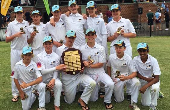 Best effort: Seven Hastings River District Cricket Association players were members of the Mid North Coast under-14 team who won the state carnival in Newcastle.