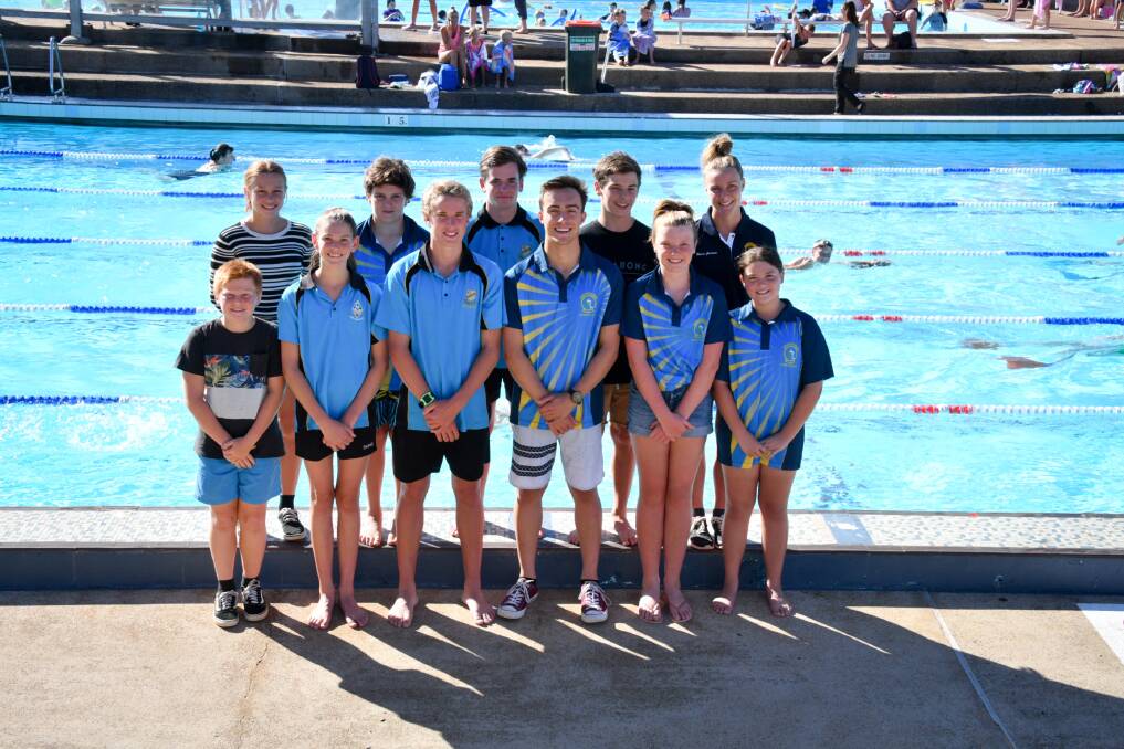 Aiming high: Port Macquarie Swimming Club junior and senior swimmers will head to Sydney this week, aiming for gold medals at the state titles. Photo: Ivan Sajko