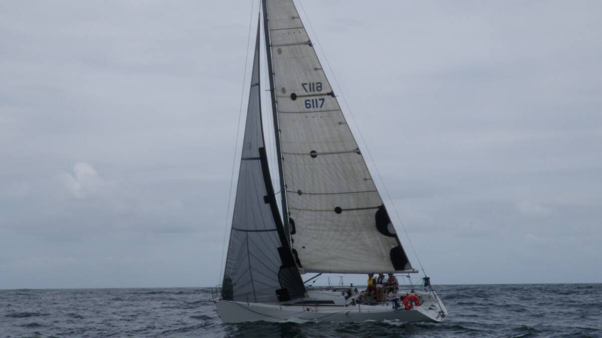 Port Macquarie Yacht Club’s ‘Enticer’ was the handicap winner in Sunday’s Long Ocean Race. Photo: supplied