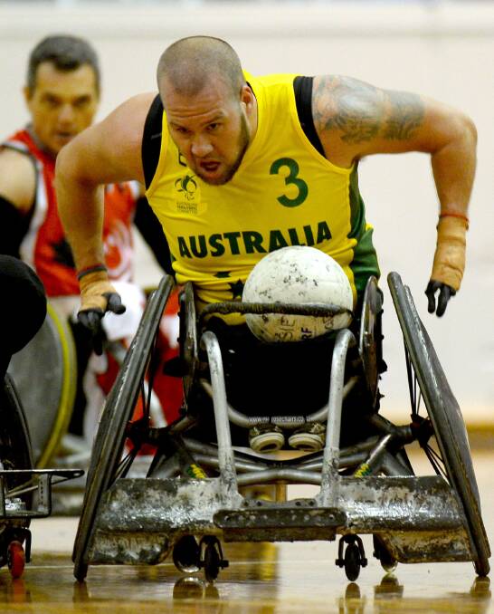 Ryley Batt in action. Source: Australian Paralympic Committee