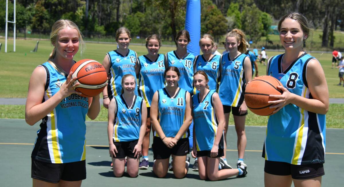 Top effort: St Joseph's Regional College basketball team made the top four in Australia at the Australian Schools Championships in Melbourne.