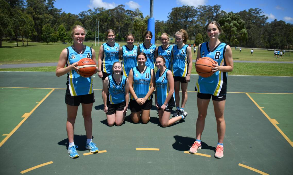 Top effort: St Joseph's Regional College year 7/8 girls basketball team finished fourth in the country. Photo: Matt Attard