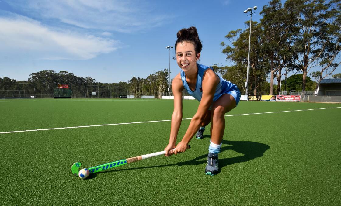 Another box ticked: Port Macquarie teenager Annika Toohey has been selected in the NSW under-18 state hockey side. Photo: Ivan Sajko