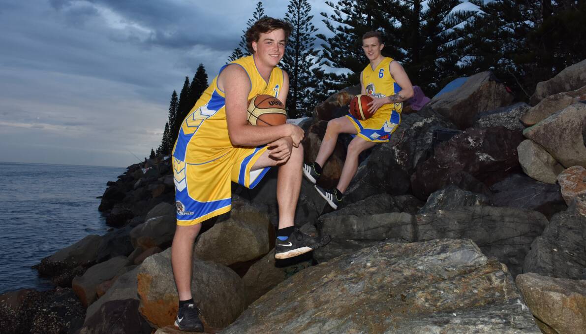 On the way: Jake Wallis and Josh Kelly are confident the Port Macquarie Dolphins are heading in the right direction. Photo: Ivan Sajko