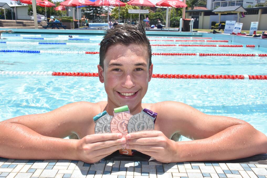 Sam Harris will hope to add to his list of swimming medals at Coffs Harbour this weekend.