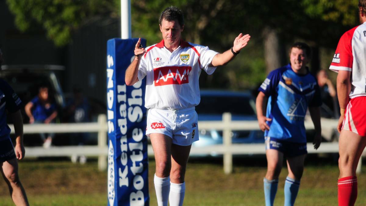 Back in town: Former National Rugby League referee Bill Harrigan will be in town next month running an oztag referee coaching course.