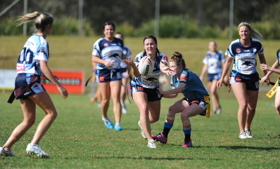 Run onto it: Jazzy Wilbow in action for Port City during this year's league tag season. Photo: Ivan Sajko