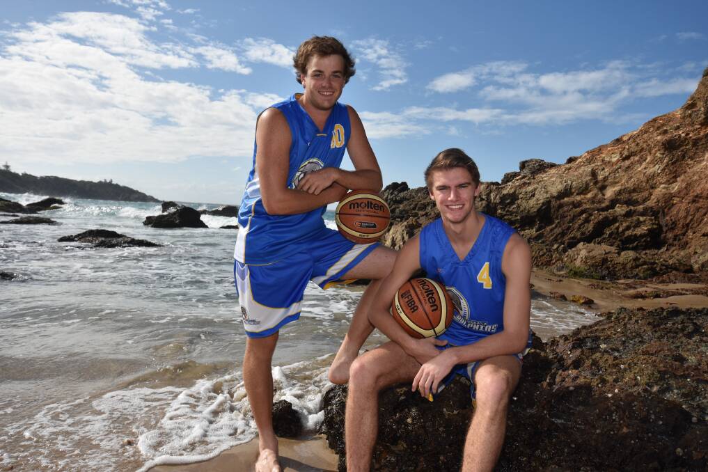 Sole survivors: Jake Wallis and Josh Minihan will be the more experienced duo in Port Macquarie Dolphins matches this season.