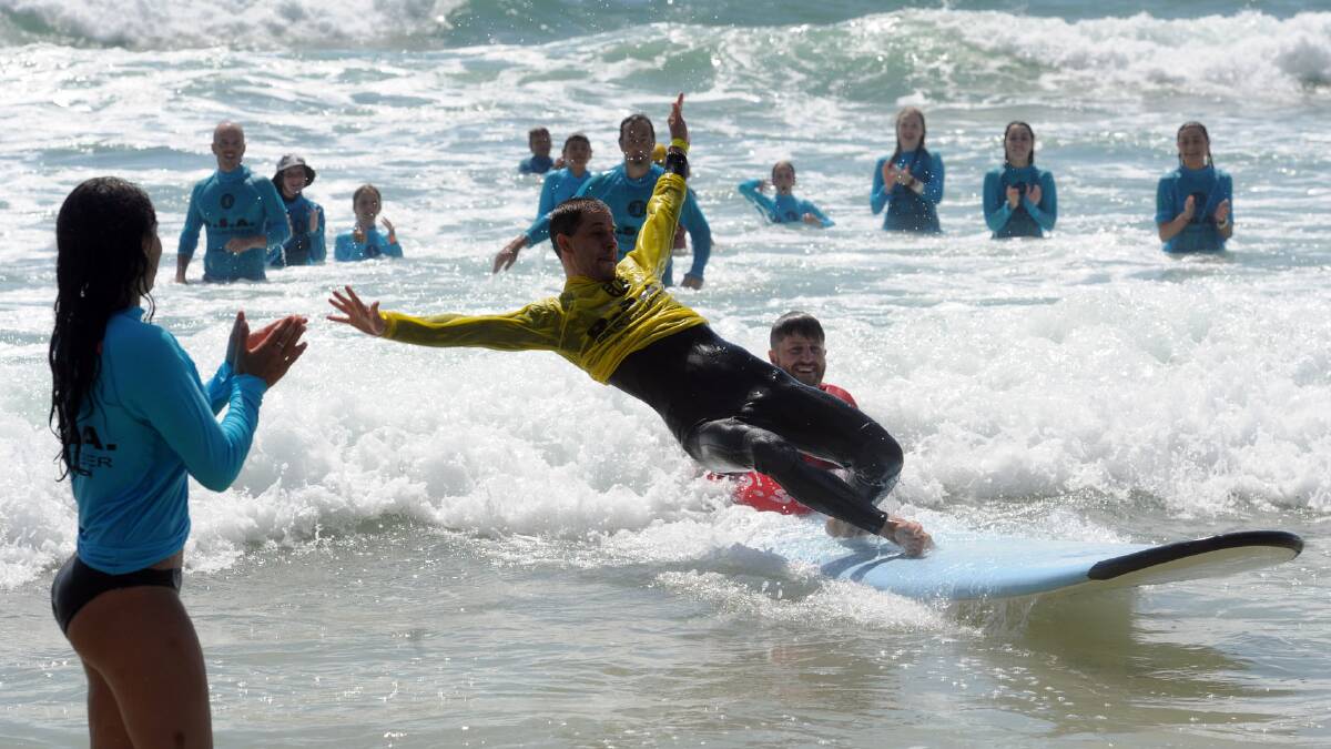 Everyone gets a go at Port Macquarie/Hastings Disabled Surfers Association's open day on Saturday.