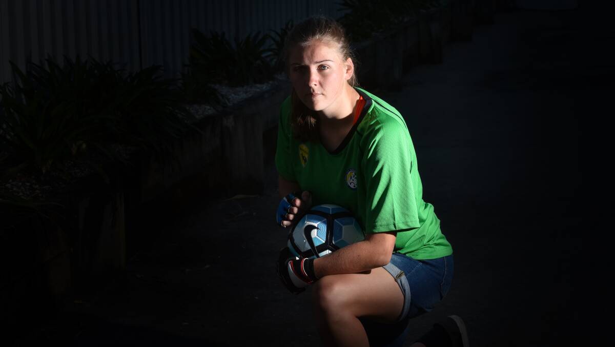 Worth it: Camden Haven High School student Maddie Newman has returned from the US after being named the Australian under-17 futsal player of the tournament. Photo: Ivan Sajko