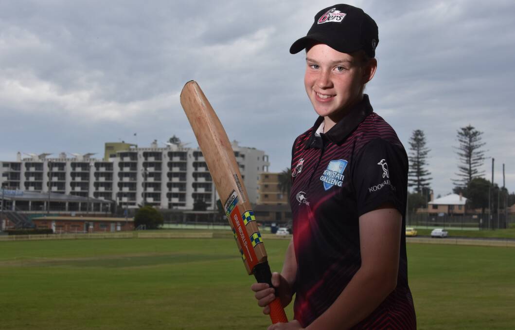 Ticking all the boxes: Port Macquarie's Hannah Faux will represent NSW Country at the national cricket titles in Canberra in January. Photo: Ivan Sajko