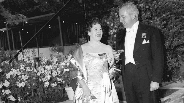 Harold and Zara Holt in 1956.