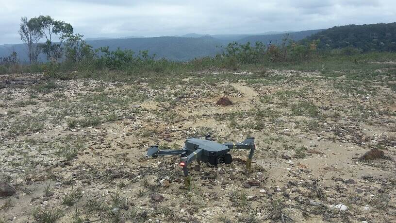 A council drone out at West Nowra. Picture: Contributed