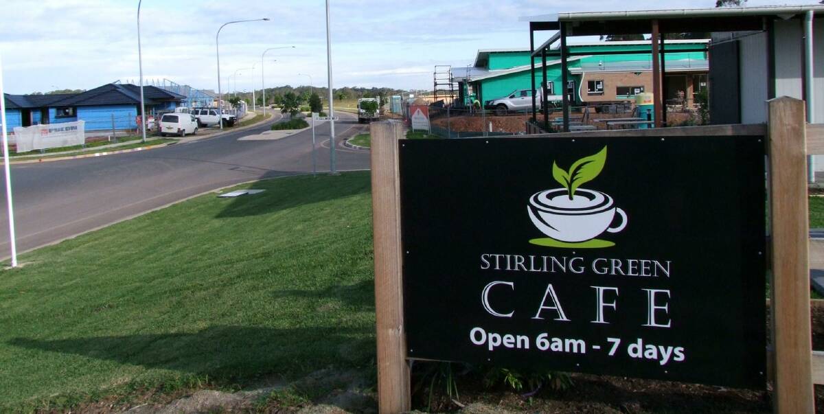 NEW CAFE: Stirling Green Cafe will be operated by the Hastings Co-op and located in the new Sovereign Hills estate. The grand opening is planned for October. A treat for locals previously having to venture further for their coffee.