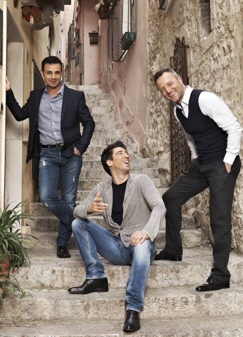 Stirring performance: The Italian Tenors bring operatic gusto to the popular songs of their homeland when they present Viva la Vita at the Glasshouse on August 31.