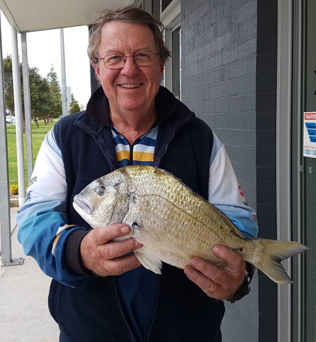Tasty bite: Our Berkley Pic of the Week is Bill Fitzsimons, who recently scored this terrific 1.52 kilo bream from North Beach using a pipi for bait.