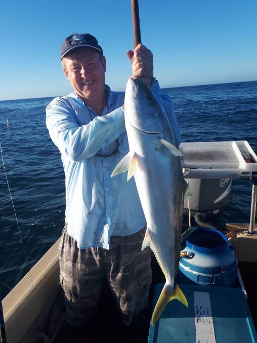 Royal catch: Our Berkley Pic of the Week is Geoff Shelton with this solid kingfish he recently caught offshore at Point Plomer.